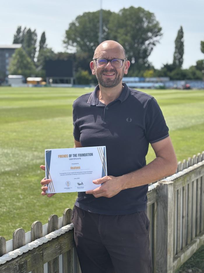 Heatons Planning Ltd Becomes the First Friend of the Foundation at Derbyshire Cricket Foundation